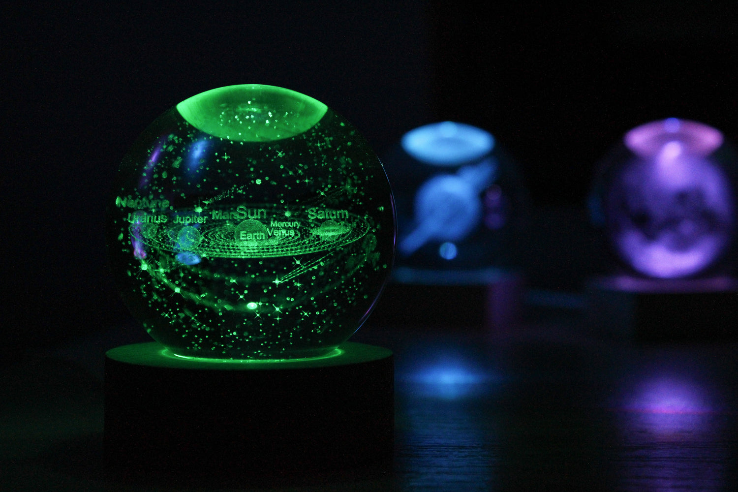 Colorful Galaxy Crystal Lamp