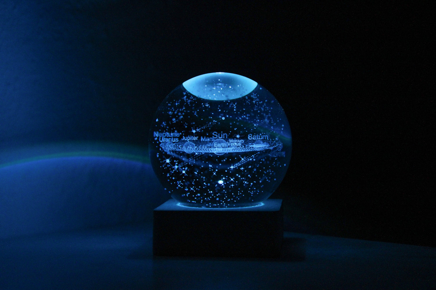Colorful Galaxy Crystal Lamp