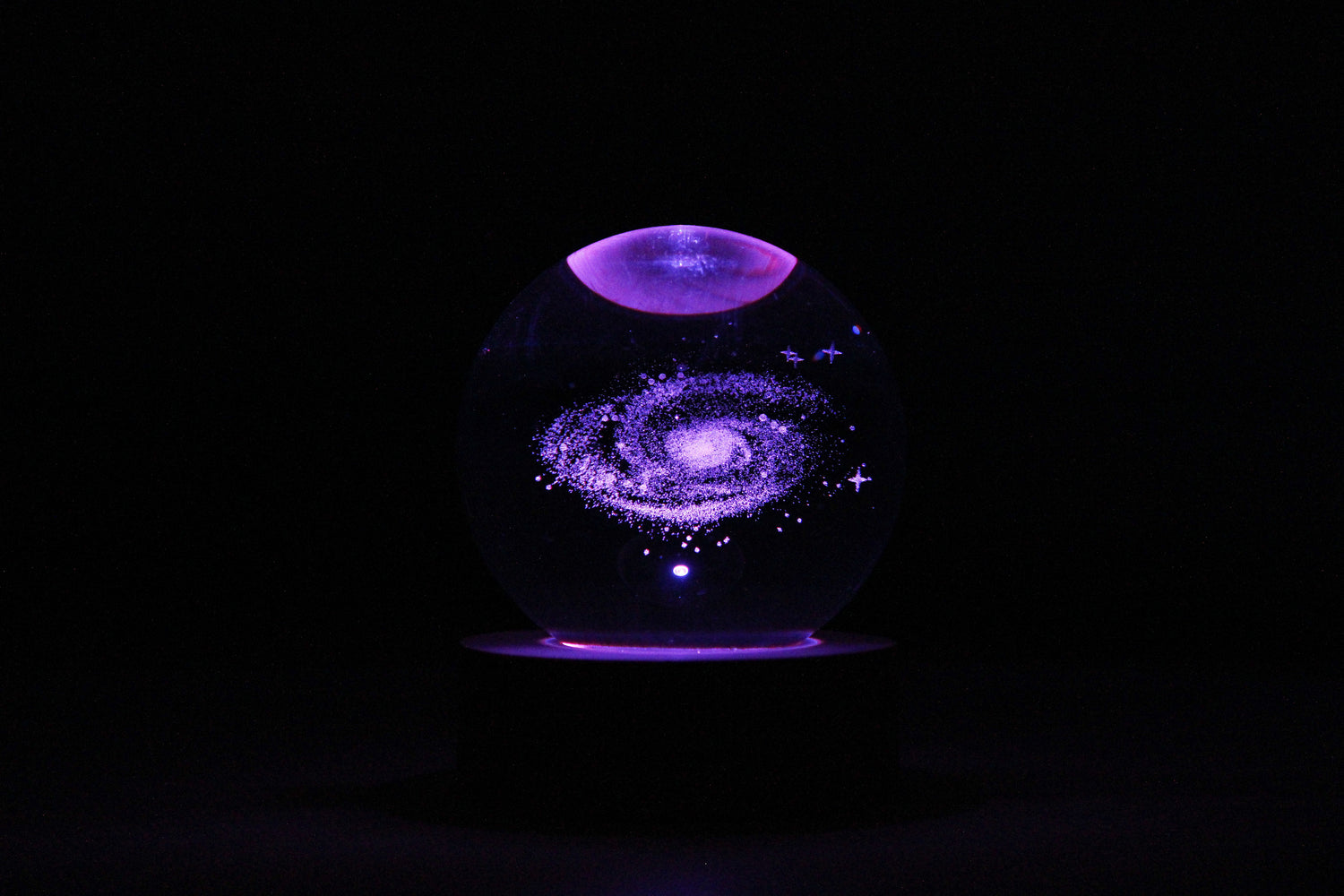Colorful Galaxy Crystal Lamp
